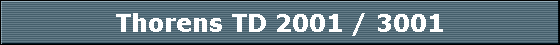 Thorens TD 2001 / 3001