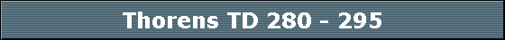 Thorens TD 280 - 295
